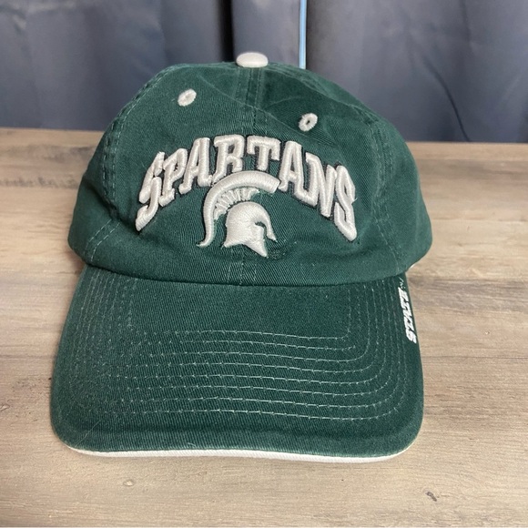 Michigan State Spartans Adjustable Green Hat Cap - Picture 1 of 9